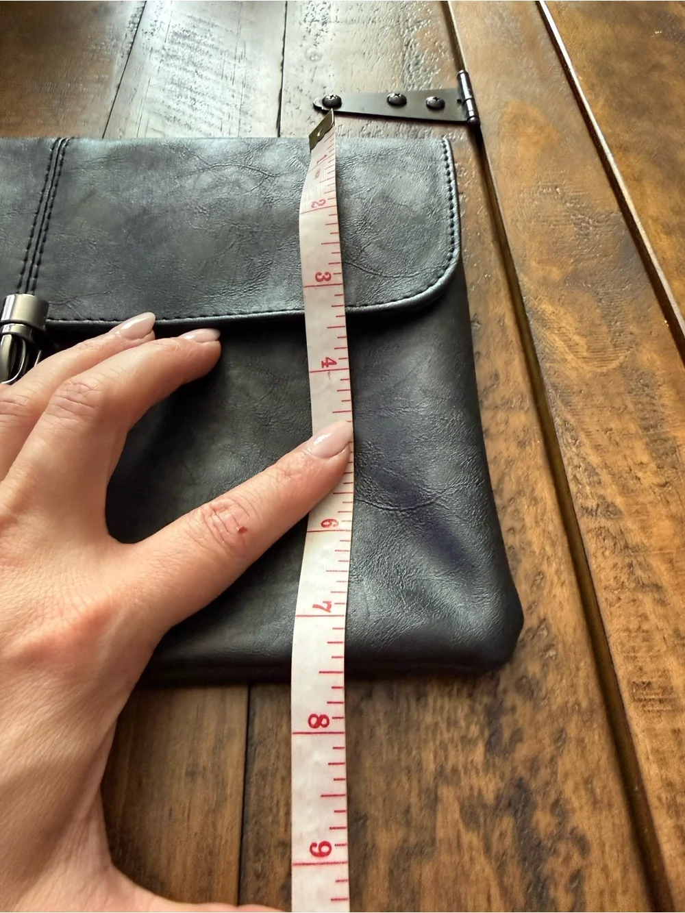 Men's Black Leather Wristlet Clutch Multipocket - Minimal Carry